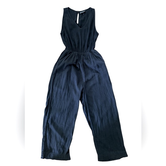 Universal Thread Washed Black Sleeveless Cutout Jumpsuit - Size Small - Picture 4 of 9